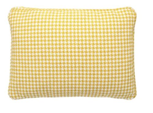 Cushion pop outdoor Houndstooth - Yellow
