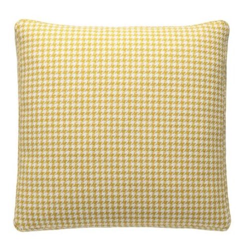 Cushion pop outdoor Houndstooth - Yellow