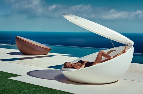 Ulm Daybed With Folding Canopy Basic
