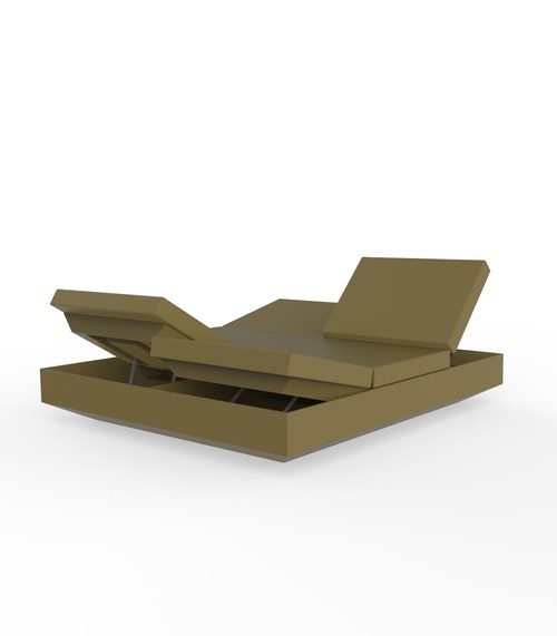 Vela daybed with 4 reclining backrests