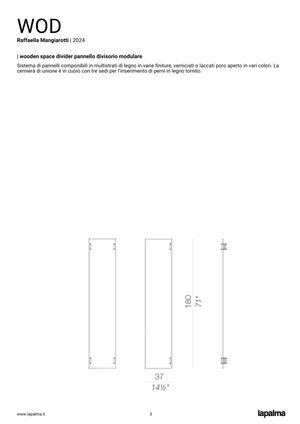 Product technical description details